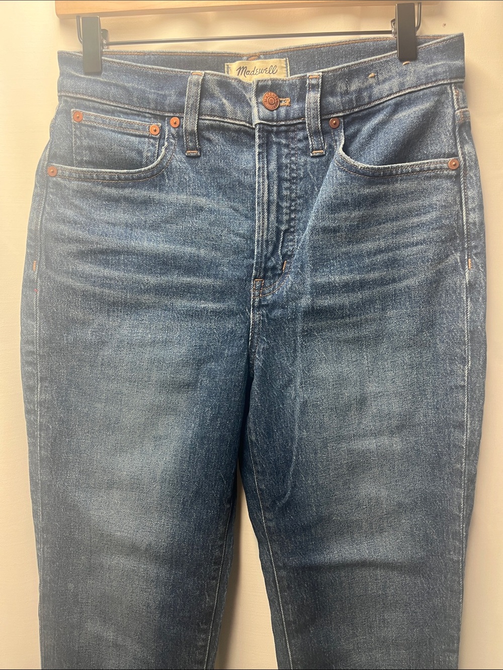 Madewell The Perfect Vintage Jean Medium Wash Cotton- Size 28 - Picture 3 of 5